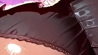 Perfect Pussy Cameltoe Black Lace Panties Teasing JOI