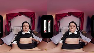Wednesday: Teen, Blowjob  Pov VR Porn