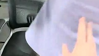 Hot Amateur Asian blowjob in my car