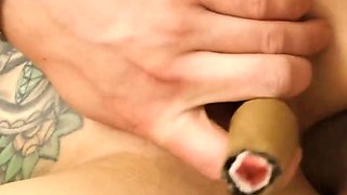 Secretary MILF Anus Stretched at the Office