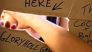 Glory hole blowjob amateur passionate bj