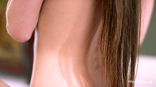 Leona Mia Stunning Nude Yoga