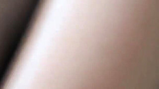 Black nylon shinny blue pantyhose and mask blowjob