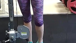 Almost Caught in Gym During Squirting