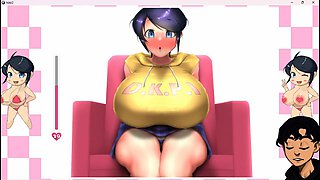 Turning a shy, busty doll into a porn star part 1