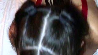 Amateur Blowjob Fun with Hot Body Brunette Babes
