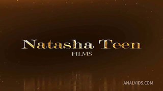 Sexy teen flexy lenis diamond takes a monster cock in her tight ass