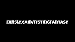 Huge dildo balls deep monster pussy milf
