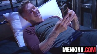 Zak Bishop lures stepdad Lance Charger to take him in the ass