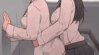 Filling her from behind
