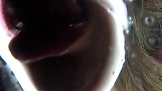 Asian amateur girlfriend gives a blowjob pov HD