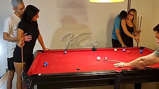 We Were Teaching The Wives To Play Pool, But We Ended Up Having Sex!