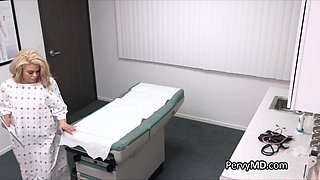 Hispanic patient and slutty nurse sharing penis