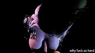 3D Huge Boobs Asian Cosplay Slut Naked Her Big Ass and Got Fucked