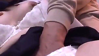 Man Teases Butthole of Step Daughter -2