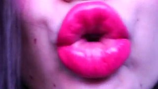 CEI Pink Lipstick Kiss + Spit Fetish Custom