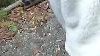 A Daring Beauty Embraces Open Air and Leaves a Warm Trace Where Passion Overflows 1st Half - B