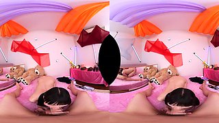 Glamour asian seductress exciting Vr porn video