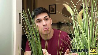 Hot and horny blonde with big boobs Mary Brawn rammed by big cock