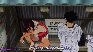 Hentai - I had to fuck her in the bus station