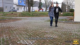Hunt4k. yummy snatch is fucked but bf is sated with the car