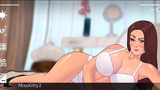 Hentai animation with Misskitty2k, not my dad involved