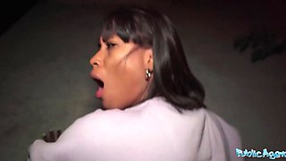 Samanta takes a bait and gets dicked down in public POV