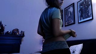 Teen Cute Italian Brunette Solo At