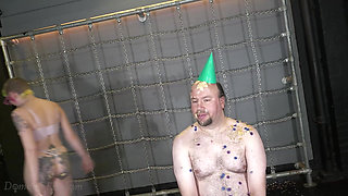 Humiliated with Birthday Cake