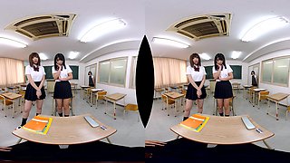 There Are Very Few Men In The School, And Girls Are Overpowering! Part 2 - Japanese Harem Pov Vr