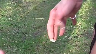 Fit Body MILF Has an Obsession with Sucking Stranger's Dicks and Taking Multiple Facials Outdoor