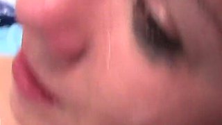 Trista was ready and willing for her first throat fucking