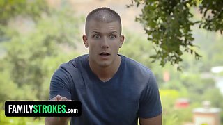 My bf is actually my stepbrother ~ should i fuck him anyway? familystrokes ft. Izzy Bell