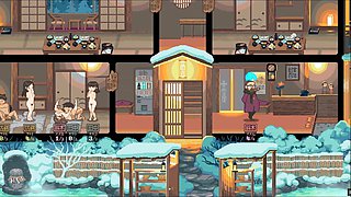 Yukiya Hot Spring the Waters of Fertility Hentai Game Ep.4 Wife Creampie While Her Husband Is Resting in His Bed!