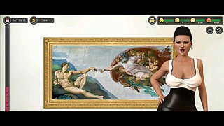 Hentai fun with big booties in three-dimensional animation