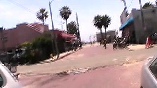 Amateur teen flashing and public nudity of blonde