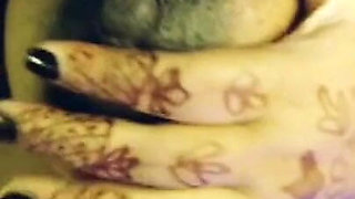 Pregnent Ledy Playing Hairy Pussy and Fingring.
