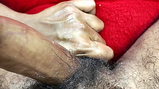 Back to Back 2 MILKING oil massage she doesn't tease. She milks