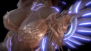3D Big Boobs Sexy Cosplayer Got Fucked so Hard by Huge Dick Monster