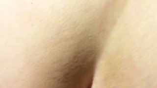 Cumshot wanting amateur MILF wanks cock in POV video