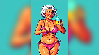 Old Granny Teasing Animation