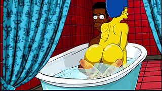 Cuckold's Wife Doesn't Like Being Alone. Cartoon Parody.