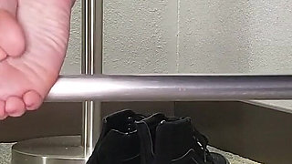Shoe Removal and Foot Rubbing