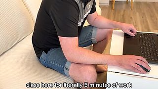 Cheeky Russian MILF Takes My Virginity - POV Sex with Big Ass Mom & English Subs
