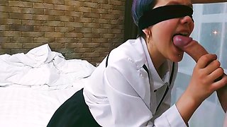 Bon Bon - Hot Blowjob In The Hotel From A Young Student 18+