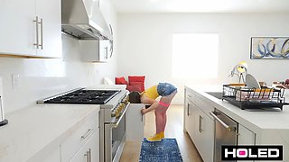 Babysitter Uses Her Butthole To Save Her Job