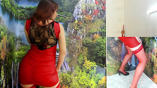 She Straddled the and Got a Squirt and Orgasm