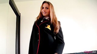 Bts xxx with playful escort from College Uniform