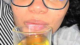 Feeding My Pregnant Slave Piss and Cum and Spit Complete