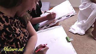 Exciting Molly Maracas and Eva Jayne's big tits dirt